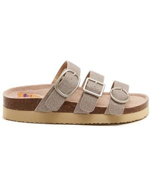 Rocket Dog Astor Glenn Glitter Sandal - Natural