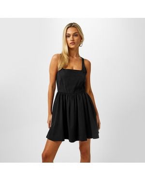 Jack Wills Jw Skater Mini Dress - Black