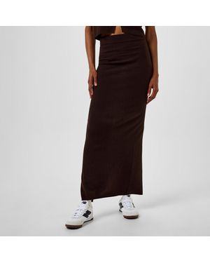 Jack Wills Jw Maxi Knit Skirt - Black