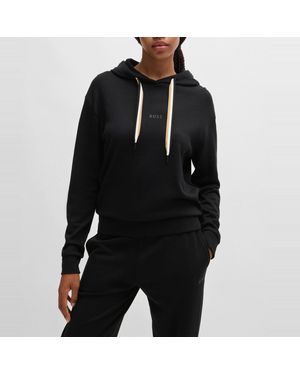 BOSS Cp Stripe_Hoodie 10263803 01 - Black