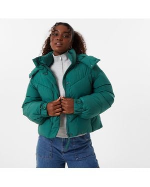 Jack Wills Jw Ritcher Padded Jacket - Green