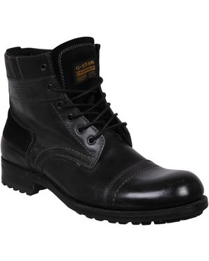 G-Star RAW Gstar Patton Iii Officer Boots - Black