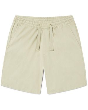 Albam Poplin Shorts - Natural