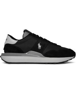 Polo Ralph Lauren Train 89 Panelled Trainers - Black