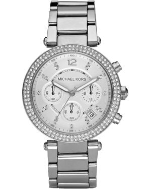 Michael Kors Ladies Parker Watch - Metallic