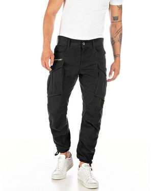 Replay Joe Cargo Trousers - Black