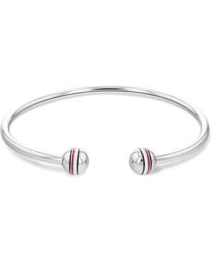 Tommy Hilfiger Dress Strap Bangle - Metallic