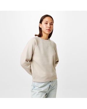 Jack Wills Jw Astbury Raglan Crew Sweatshirt - Natural