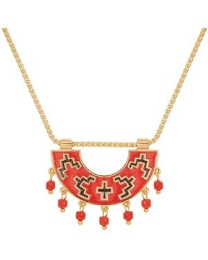 All We Are Tozi Pendant - Red