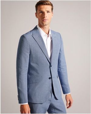 Ted Baker Ted Scopej Suit Jkt Sn99 - Blue