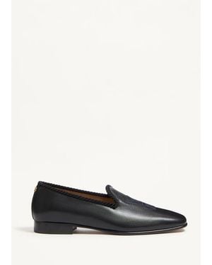 Valentino Garavani Mocasín Les Alcôvettes De Cabritilla Hombre - Blanco