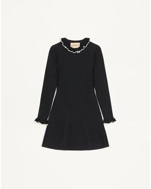 Valentino Knitted Dress - Black