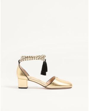 Valentino Garavani D'Orsay Bondie Pump - Natural