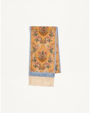 Valentino Garavani Après L'Hiver Scarf - White