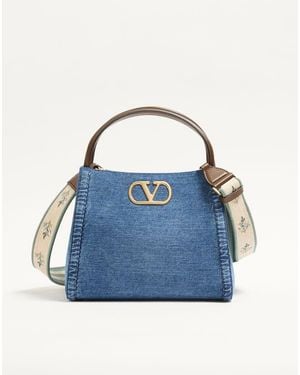Valentino Garavani Alltime Medium Handbag - Blue