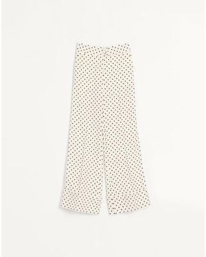 Valentino Supergran Trousers With Plusdepois Print - White