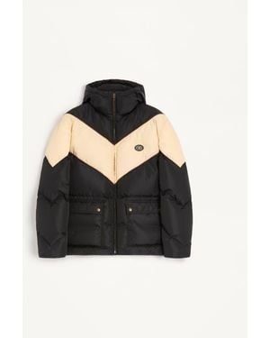 Valentino Hooded Down Jacket - Black