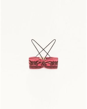 Valentino Terry Cloth Top - Pink