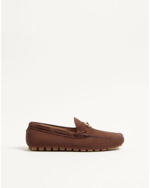 Valentino Garavani Driver Fastaway Loafer - Brown