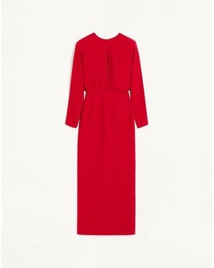 Valentino Cady Couture Long Dress - Red
