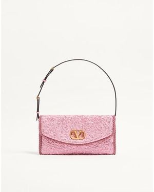 Valentino Garavani Devain Small Shoulder Bag - Pink