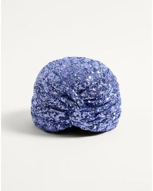 Valentino Garavani Escape Sequined Turban - Blue