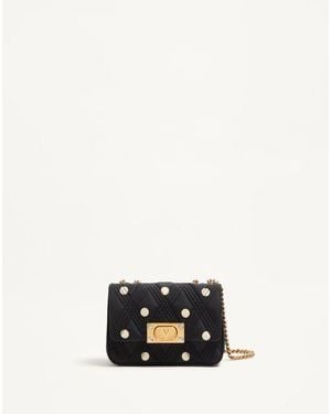 Valentino Garavani Quiltie 67 Small Shoulder Bag - White