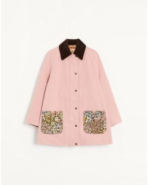 Valentino Denim Caban - Pink