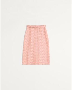 Valentino Pleated Skirt - Pink