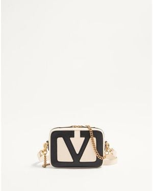 Valentino Garavani Viva Superstar Nappa Crossbody Bag - Natural