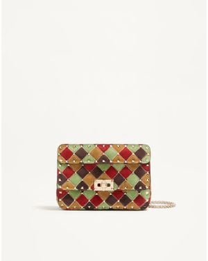 Valentino Garavani Rockstud Spike Small Bag - White