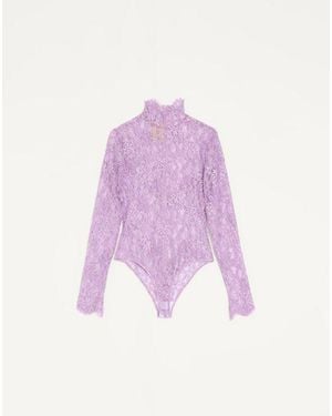 Valentino Floral Lace Body - Pink