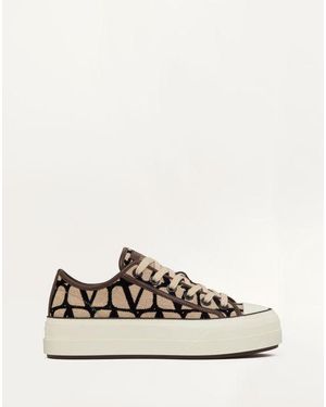 Valentino Garavani Totaloop Xl Trainer - Natural