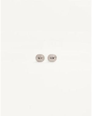 Valentino Garavani Ovalette Metal Cufflinks - Natural