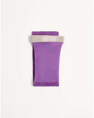 Valentino Lycra Lace Tights - Purple