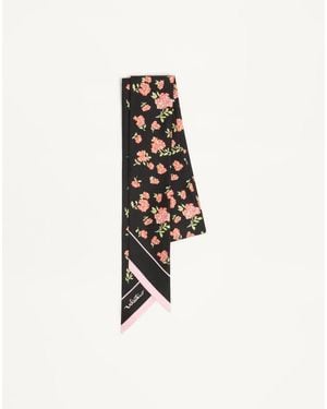 Valentino Garavani Mazzetto Coriandolo Silk Bandeau Scarf - White