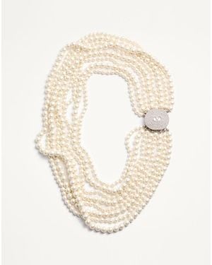 Valentino Garavani Ovalette Necklace - Natural