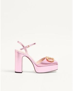 Valentino Garavani Vlogo Signature Platform Pump - Pink