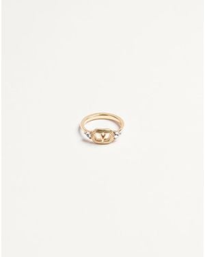 Valentino Garavani Ovalette Ring - Natural