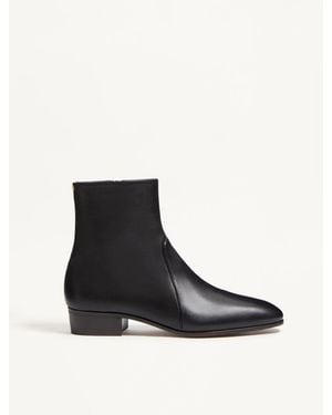 Valentino Garavani Pat Ankle Boot - Black