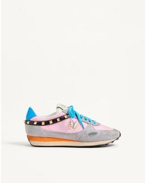 Valentino Garavani Stud Up Trainer - Blue