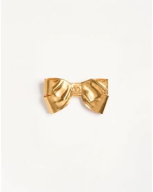 Valentino Garavani Trop Chou Metal Brooch - White