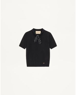 Valentino Knit Top - Black