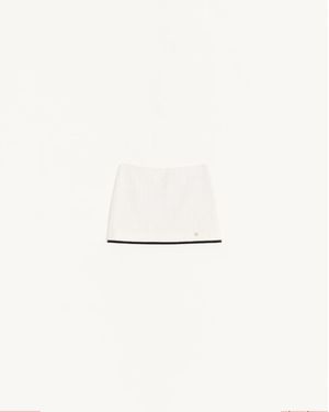Valentino Mini Skirt - Natural