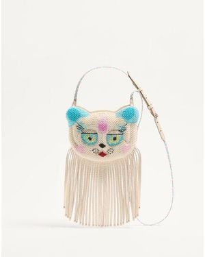 Valentino Garavani Bolso De Hombro Le Chat De La Maison Mujer - Azul