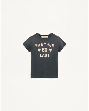 Valentino Printed Cotton T-Shirt - Blue