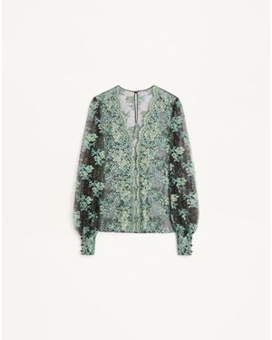 Valentino Lace Top - Green