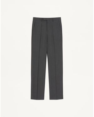 Valentino Wool Trousers - Grey