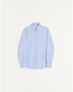Valentino Cotton Oxford Shirt With Vlogo Embroidery - Blue