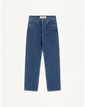 Valentino Trousers With Vgold - Blue